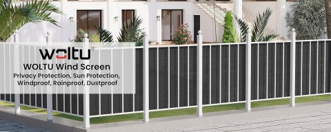 MOSKITIERA OGRODZENIOWA 1X15M SIATKA ZACIEMNIAJĄCA HDPE 280G PARAWAN