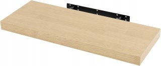 Półka ścienna WOLTU 80x23 cm dąb biszkoptowy, ukryte mocowanie