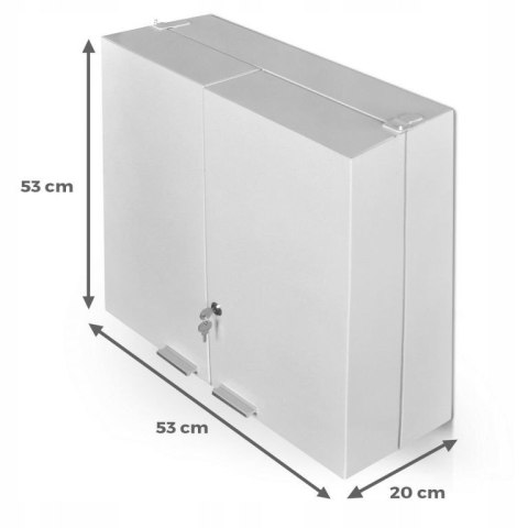 APTECZKA ŚCIENNA XXL METALOWA SZAFKA NA LEKI DO ŁAZIENKI APTECZKA ŚCIENNA XXL METALOWA SZAFKA NA LEKI DO ŁAZIENKI