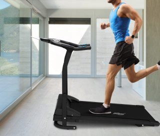 BIEŻNIA ELEKTRYCZNA SKŁADANA TRENAŻER DOMOWY 10 KMH FITNESS LCD