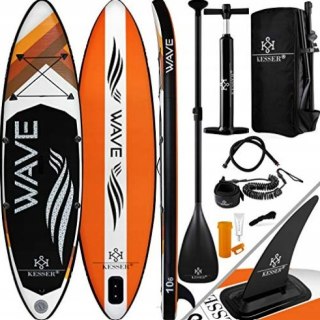 Deska SUP KESSER 305x76x15cm + Zestaw | Używana, Sprawna, 130kg