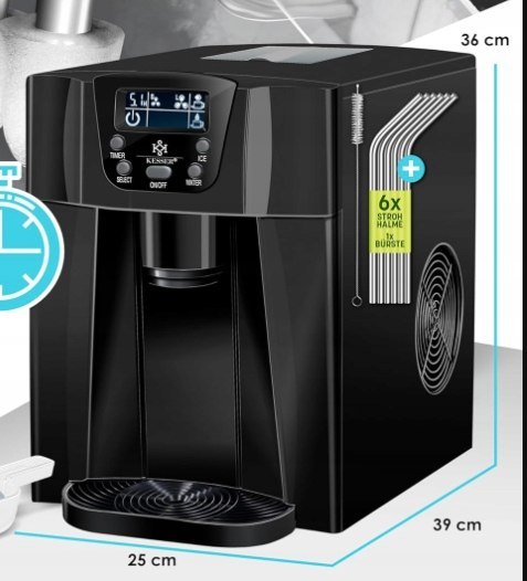 KOSTKARKA DO LODU DOMOWA PRODUKCJA 12KG NA DOBĘ TIMER LCD KOSTKARKA DO LODU DOMOWA PRODUKCJA 12KG NA DOBĘ TIMER LCD