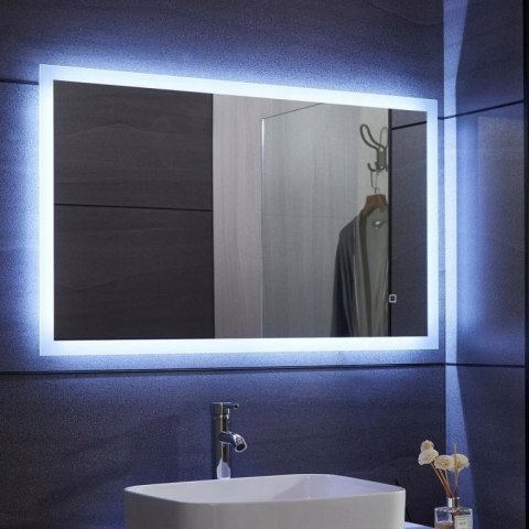 LUSTRO LED DO ŁAZIENKI 50X70 Z FUNKCJĄ ANTYZAPAROWĄ ŚCIEMNIANE LUSTRO LED DO ŁAZIENKI 50X70 Z FUNKCJĄ ANTYZAPAROWĄ ŚCIEMNIANE
