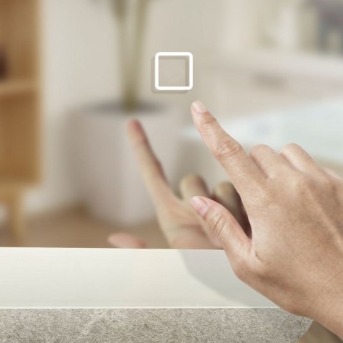 LUSTRO LED Z PODŚWIETLENIEM DO ŁAZIENKI Z CZUJNIKIEM DOTYKOWYM 80X60 LUSTRO LED Z PODŚWIETLENIEM DO ŁAZIENKI Z CZUJNIKIEM DOTYKOWYM 80X60
