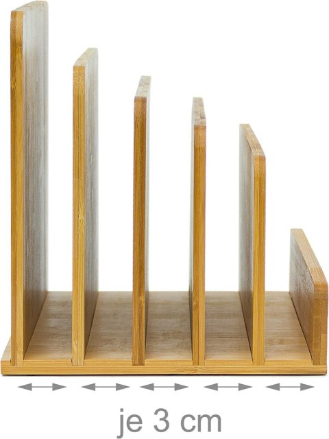 ORGANIZER BIURKOWY NA DOKUMENTY LISTY GAZETY BAMBUS 5w1