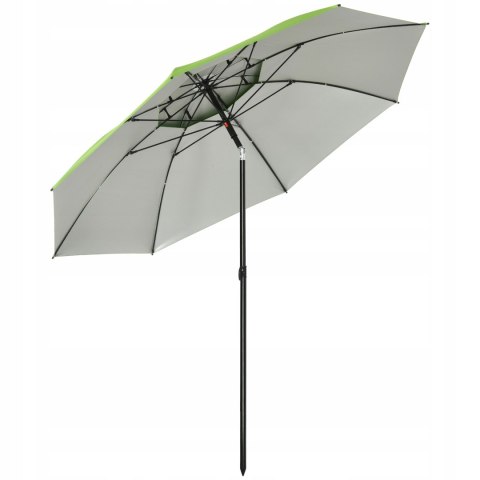 PARASOL PLAŻOWY OGRODOWY SKŁADANY WENTYLACJA REGULACJA pokrowiec z dziurą PARASOL PLAŻOWY OGRODOWY SKŁADANY WENTYLACJA REGULACJA pokrowiec z dziurą