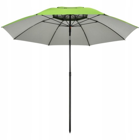 PARASOL PLAŻOWY OGRODOWY SKŁADANY WENTYLACJA REGULACJA pokrowiec z dziurą PARASOL PLAŻOWY OGRODOWY SKŁADANY WENTYLACJA REGULACJA pokrowiec z dziurą