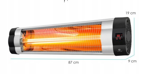 PROMIENNIK PODCZERWIENI 2500W GRZEJNIK TARASOWY KESSER PROMIENNIK PODCZERWIENI 2500W GRZEJNIK TARASOWY KESSER