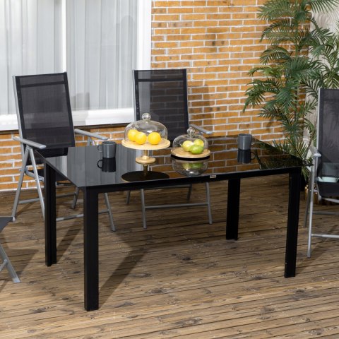 STÓŁ OGRODOWY NOWOCZESNY DLA 6 OSÓB TARAS BALKON PATIO STÓŁ OGRODOWY NOWOCZESNY DLA 6 OSÓB TARAS BALKON PATIO