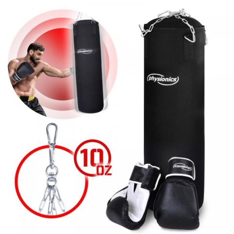 WOREK BOKSERSKI ZESTAW 25KG 100CM RĘKAWICE ŁAŃCUCH TRENING MMA WOREK BOKSERSKI ZESTAW 25KG 100CM RĘKAWICE ŁAŃCUCH TRENING MMA
