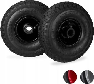 ZESTAW 2 KÓŁ POMPOWANYCH DO TACZKI WÓZKA TRANSPORT 3.00-4 26CM