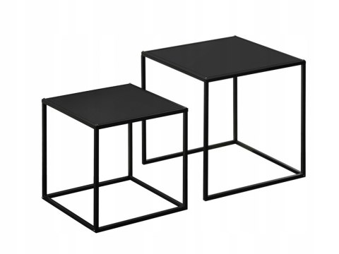 ZESTAW 2 STOLIKÓW KAWOWYCH NOWOCZESNY DESIGN STALOWA RAMA ZESTAW 2 STOLIKÓW KAWOWYCH NOWOCZESNY DESIGN STALOWA RAMA