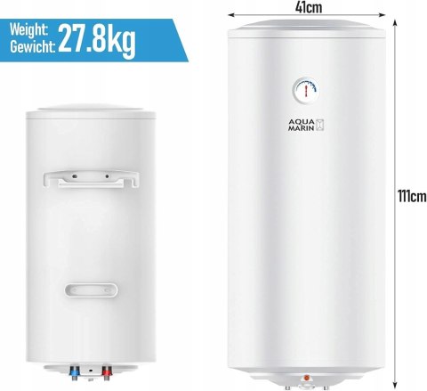 ELEKTRYCZNY OGRZEWACZ WODY 100L Z FUNKCJĄ ANTYKAMIENIA TERMOSTAT ELEKTRYCZNY OGRZEWACZ WODY 100L Z FUNKCJĄ ANTYKAMIENIA TERMOSTAT