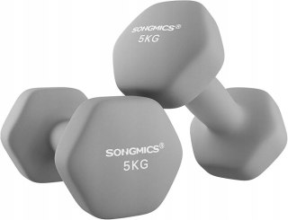 HANTLE SZEŚCIOKĄTNE NEOPRENOWE ZESTAW DO ĆWICZEŃ FITNESS SIŁOWNIA