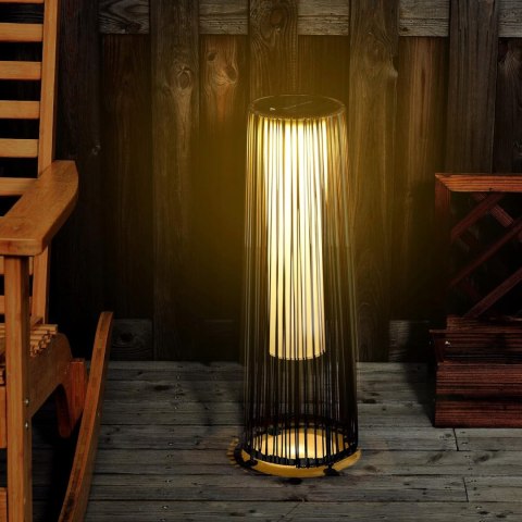 LAMPA OGRODOWA SOLARNA LED RATTAN ZEWNĘTRZNA DEKORACYJNA LAMPA OGRODOWA SOLARNA LED RATTAN ZEWNĘTRZNA DEKORACYJNA