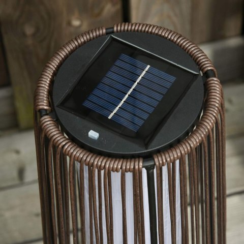 LAMPA OGRODOWA SOLARNA LED RATTAN ZEWNĘTRZNA DEKORACYJNA LAMPA OGRODOWA SOLARNA LED RATTAN ZEWNĘTRZNA DEKORACYJNA
