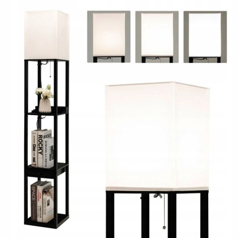 LAMPA PODŁOGOWA Z PÓŁKĄ USB SZUFLADĄ DO SALONU SYPIALNI BIURA LAMPA PODŁOGOWA Z PÓŁKĄ USB SZUFLADĄ DO SALONU SYPIALNI BIURA