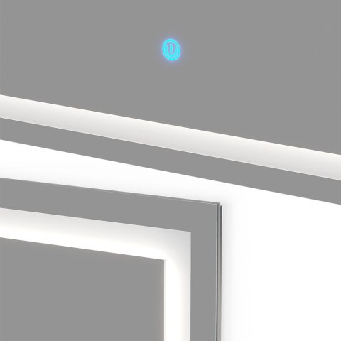 NOWOCZESNE LUSTRO LED ŁAZIENKOWE 110X70 Z PODŚWIETLENIEM ŚCIENNE NOWOCZESNE LUSTRO LED ŁAZIENKOWE 110X70 Z PODŚWIETLENIEM ŚCIENNE