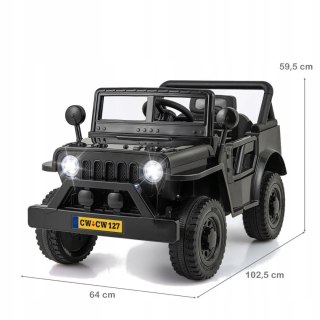 POJAZD ELEKTRYCZNY DLA DZIECI AUTO NA AKUMULATOR PILOT LED