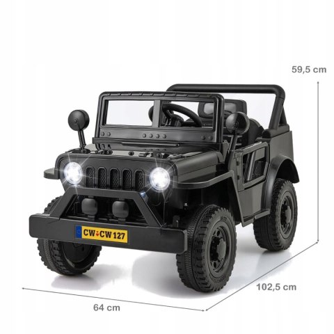 POJAZD ELEKTRYCZNY DLA DZIECI AUTO NA AKUMULATOR PILOT LED