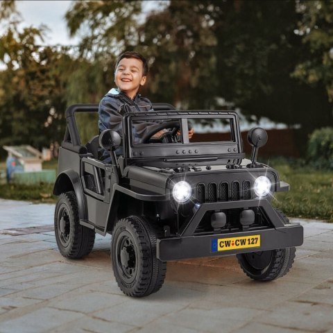 POJAZD ELEKTRYCZNY DLA DZIECI AUTO NA AKUMULATOR PILOT LED