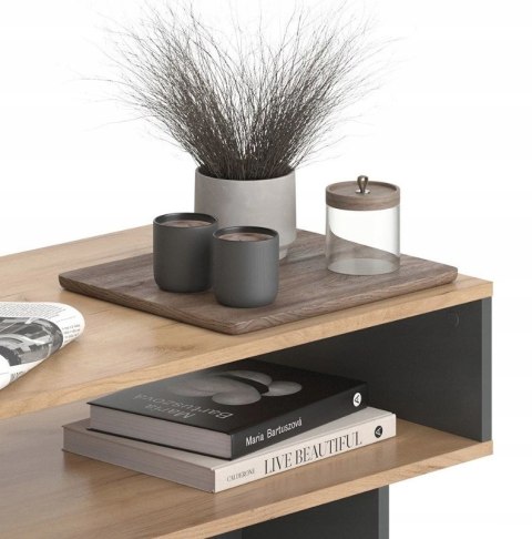STOLIK KAWOWY ŁAWA 2 POZIOMY LOFT DO SALONU NOWOCZESNY DESIGN