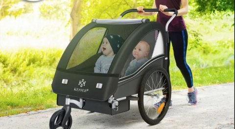 WIELOFUNKCYJNY PRZYCZEPKA ROWEROWA DZIECIĘCA 2W1 BUGGY WIELOFUNKCYJNY PRZYCZEPKA ROWEROWA DZIECIĘCA 2W1 BUGGY