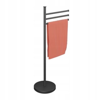 WIESZAK ŁAZIENKOWY WOLNOSTOJĄCY 3-RAMIENNY OBROTOWY DESIGN