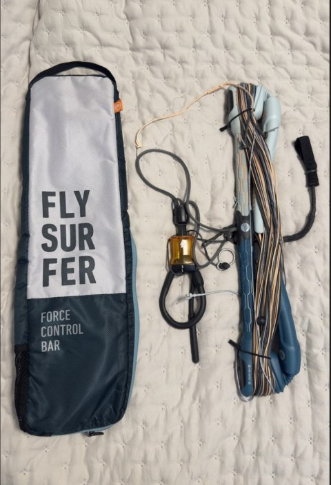 ZESTAW KITE FLYSURFER LATAWCE TRAPEZ BAR DESKA KAMIZELKA