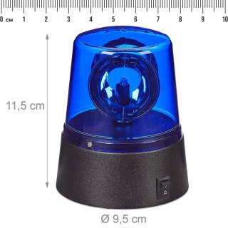 LAMPA DISCO OBROTOWA LED IMPREZOWA BEZPRZEWODOWA NIEBIESKA