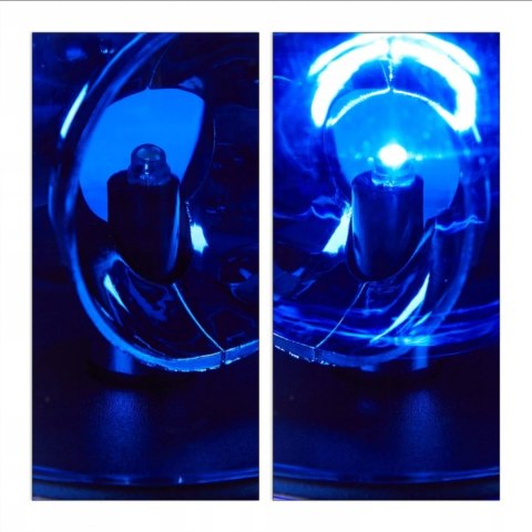 LAMPA DISCO OBROTOWA LED IMPREZOWA BEZPRZEWODOWA NIEBIESKA