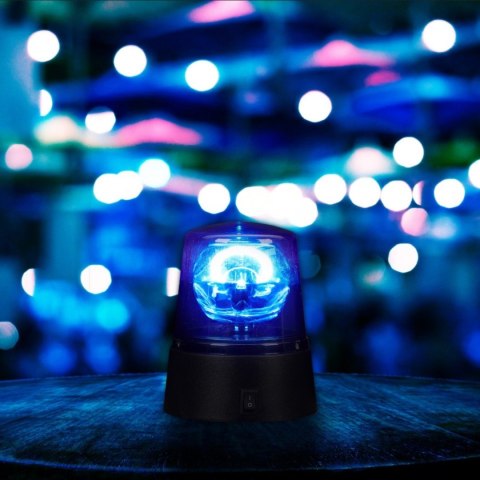 LAMPA DISCO OBROTOWA LED IMPREZOWA BEZPRZEWODOWA NIEBIESKA