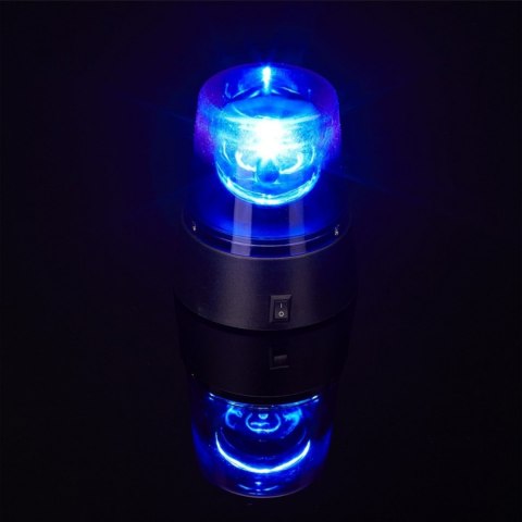 LAMPA DISCO OBROTOWA LED IMPREZOWA BEZPRZEWODOWA NIEBIESKA