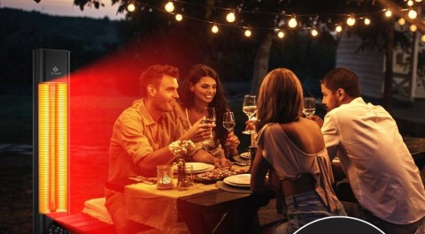 PROMIENNIK TARASOWY DOMOWY STOJĄCY 2000W PILOT POKROWIEC