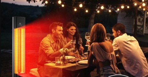PROMIENNIK TARASOWY DOMOWY STOJĄCY 2000W PILOT POKROWIEC