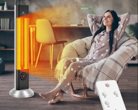 PROMIENNIK TARASOWY DOMOWY STOJĄCY 2000W PILOT POKROWIEC
