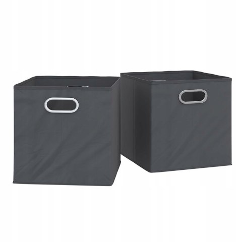 SKŁADANE PUDEŁKA DO REGAŁU 2 SZTUKI ORGANIZER NA PÓŁKĘ 30x30