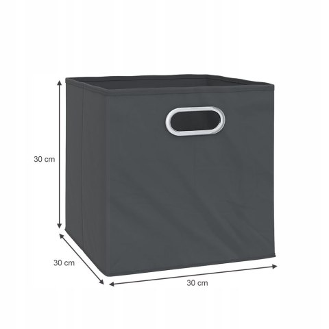 SKŁADANE PUDEŁKA DO REGAŁU 2 SZTUKI ORGANIZER NA PÓŁKĘ 30x30