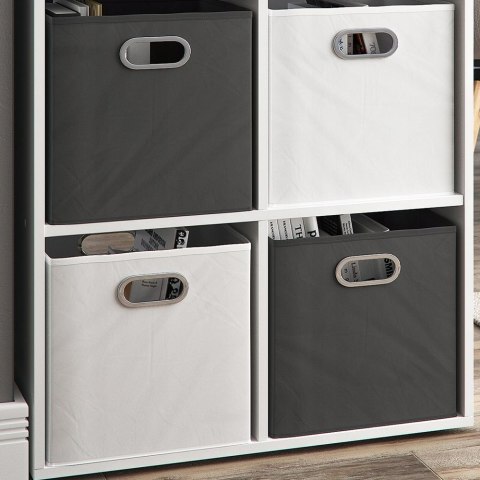SKŁADANE PUDEŁKA DO REGAŁU 2 SZTUKI ORGANIZER NA PÓŁKĘ 30x30