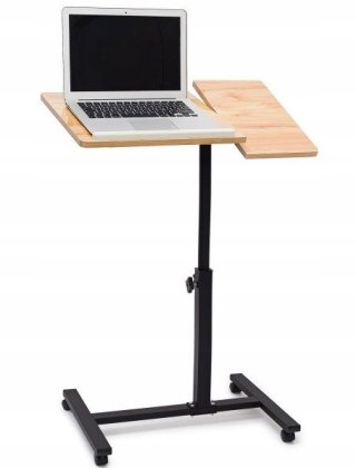 STOLIK POD LAPTOPA REGULOWANY NA KÓŁKACH DO ŁÓŻKA BIURKA