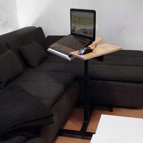 STOLIK POD LAPTOPA REGULOWANY NA KÓŁKACH DO ŁÓŻKA BIURKA