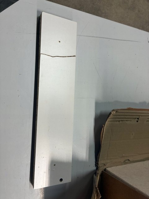 TOALETKA KOSMETYCZNA BIAŁA 90CM 4 PÓŁKI USZKODZONY ELEMENT