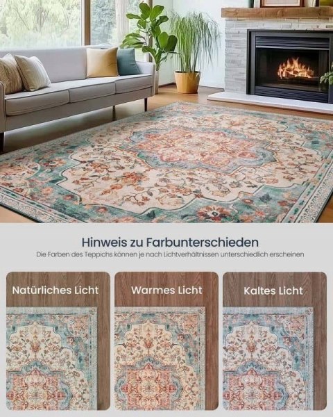 DYWAN VINTAGE BOHO ANTYPOŚLIZGOWY MIĘKKI DO SALONU SYPIALNI