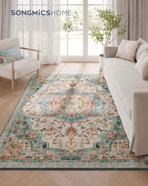 DYWAN VINTAGE BOHO ANTYPOŚLIZGOWY MIĘKKI DO SALONU SYPIALNI