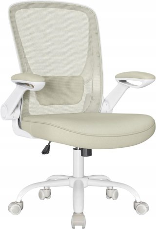 KRZESŁO BIUROWE ERGONOMICZNE Z FUNKCJĄ BUJANIA I PODŁOKIETNIKAMI