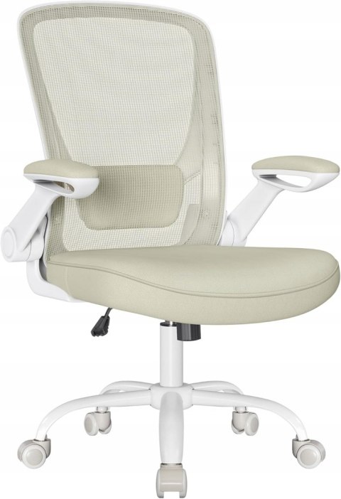 KRZESŁO BIUROWE ERGONOMICZNE Z FUNKCJĄ BUJANIA I PODŁOKIETNIKAMI