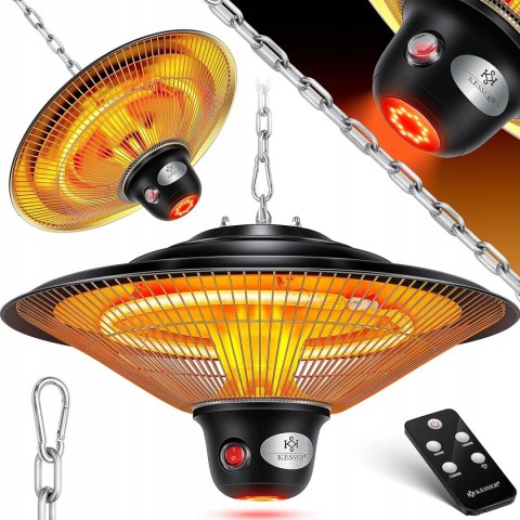 LAMPA GRZEJNIK SUFITOWY NA PODCZERWIEŃ 1500W + PILOT KESSER USZKODZONA LAMPA GRZEJNIK SUFITOWY NA PODCZERWIEŃ 1500W + PILOT KESSER USZKODZONA