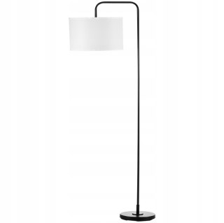 LAMPA STOJĄCA PODŁOGOWA NOWOCZESNA Z ABAŻUREM PRZEŁĄCZNIK NOŻNY
