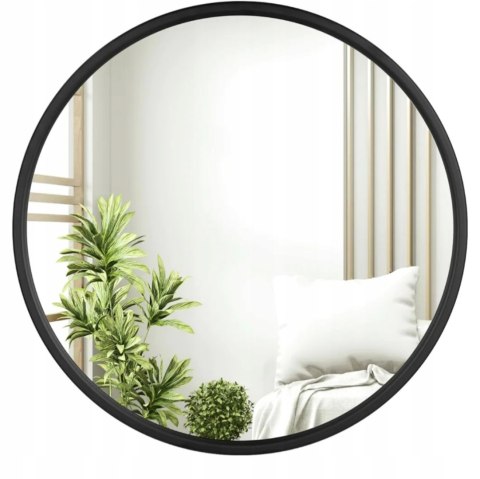 Lustro Okrągłe 40x40 Czarne Ścienne Loft Nowoczesne Do Łazienki Lustro Okrągłe 40x40 Czarne Ścienne Loft Nowoczesne Do Łazienki