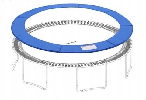 OSŁONA NA SPRĘŻYNY TRAMPOLINY POKROWIEC OCHRONNY BEZPIECZEŃSTWA